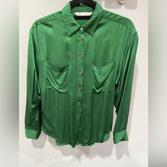 Zara satin  effect women’s shirt - Picture 2 of 5